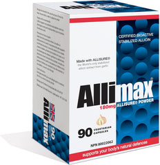 Allimax 180 mg 90 VegCaps bottle front view