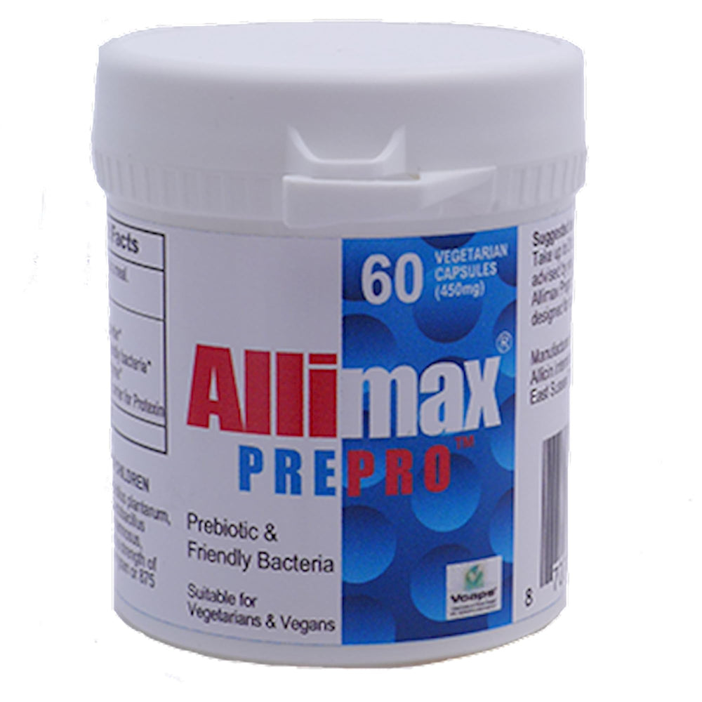 ALLIMAX PrePro 60 Caps bottle close-up