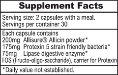 Digestive enzymes and pre/probiotic blend imagery