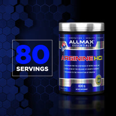 Serving scoop with Arginine HCL powder