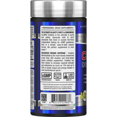 ALLMAX Creatine Monohydrate Capsules bottle – back label
