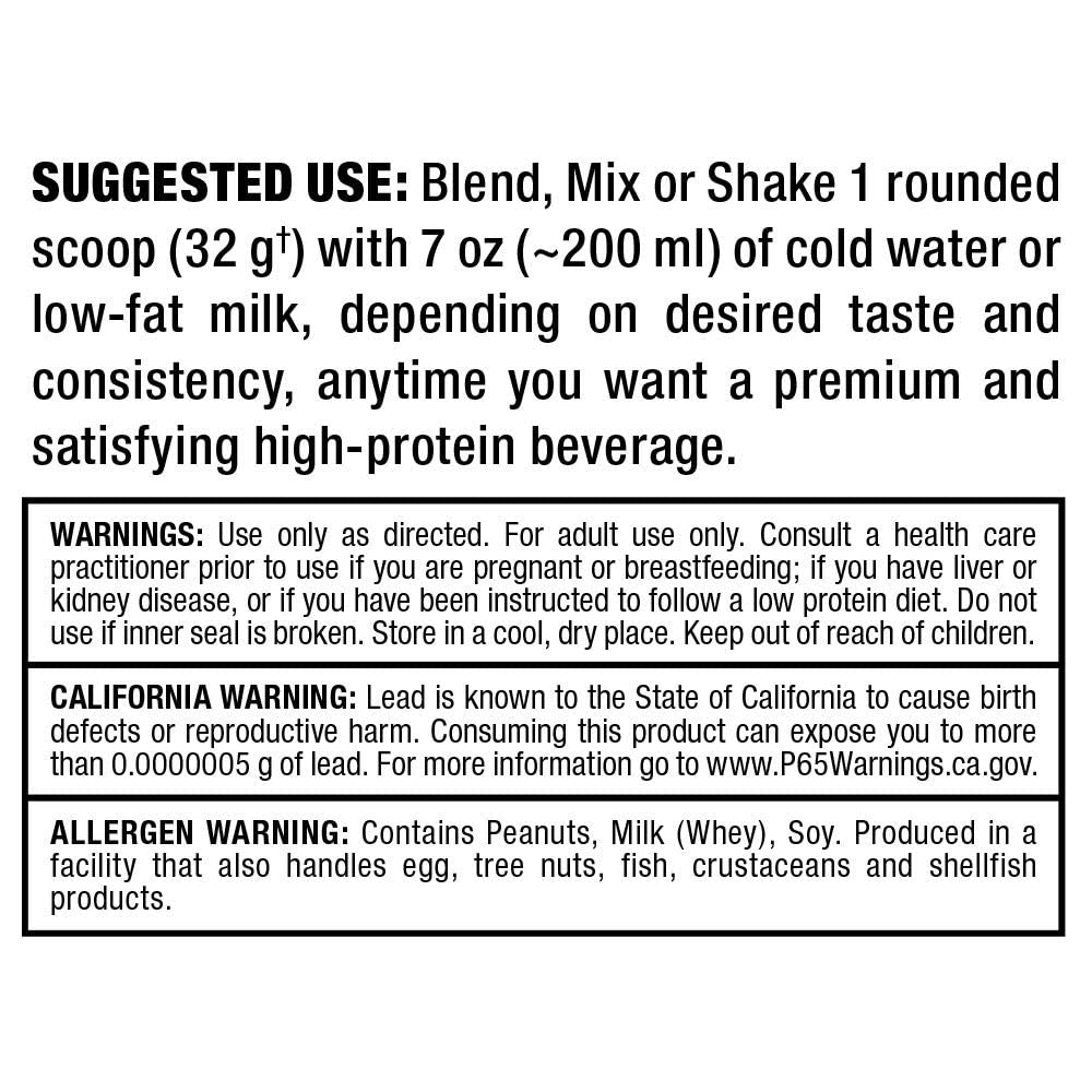 Athlete preparing shake after training with chocolate peanut butter flavor