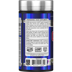 Close-up of CLA 95% softgel capsule