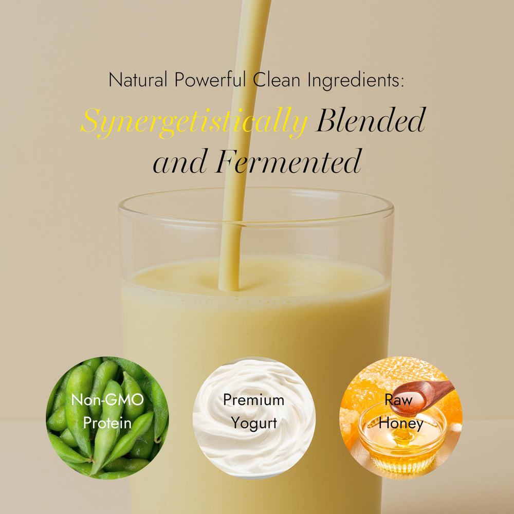 Almased natural ingredients emphasizing absence of artificial colors or fillers