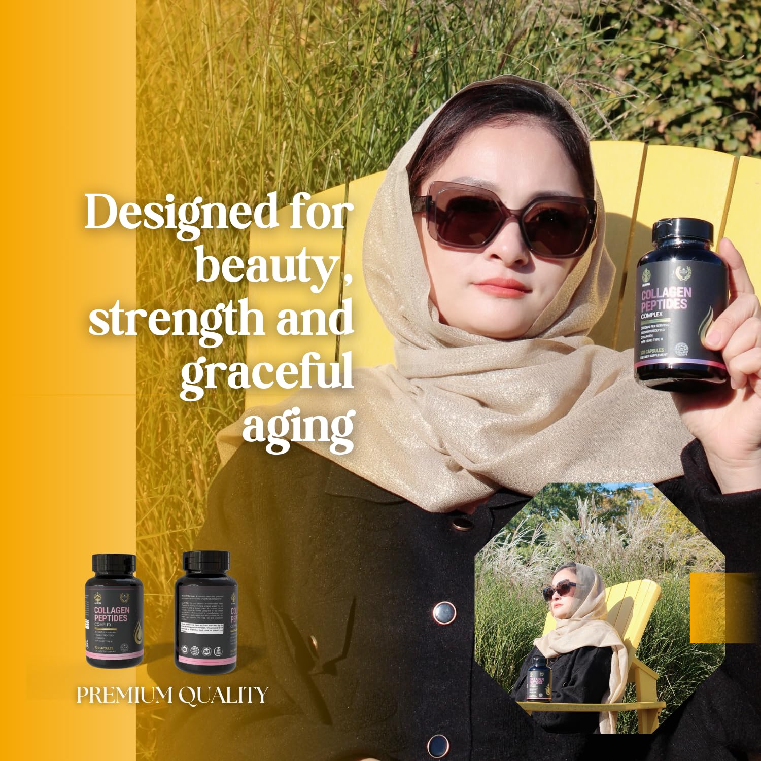 Capsules of ALNIMA Collagen Peptides Complex