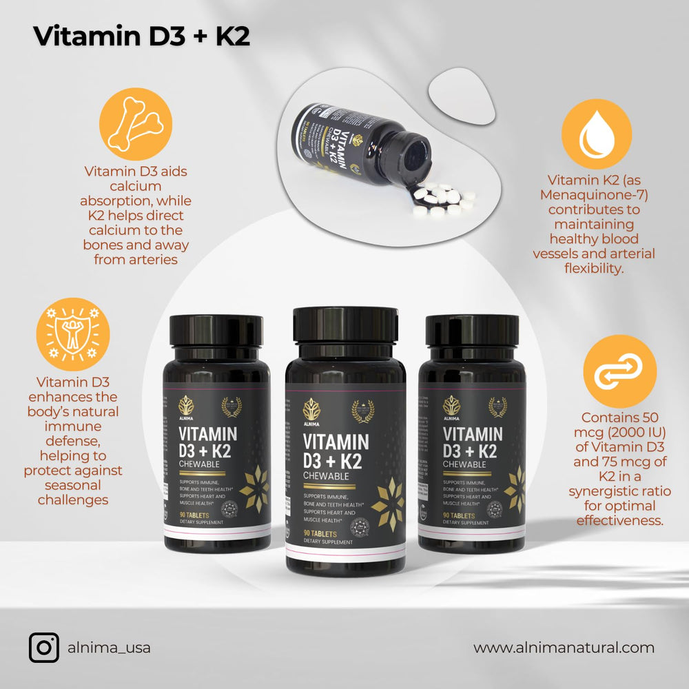 Made in USA GMP facility badge on ALNIMA packaging