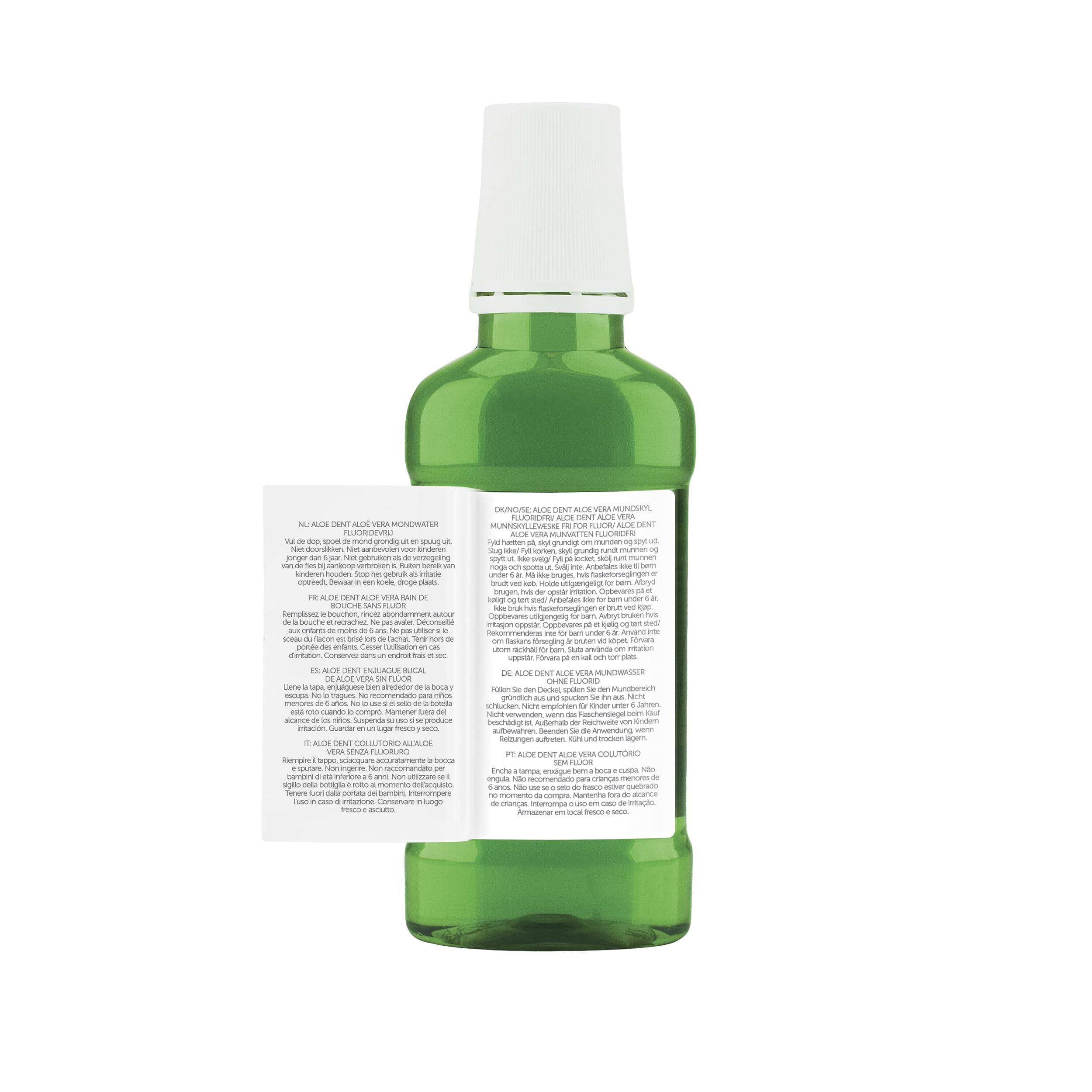 Aloe Dent 250ml packaging and bottle