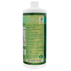 Measuring 1 oz dose of Stomach Plus Formula