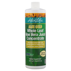 Aloe Life Whole Leaf Aloe Vera Juice 16 oz bottle – front view