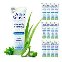 AloeSense toothpaste 5oz 12-count packaging