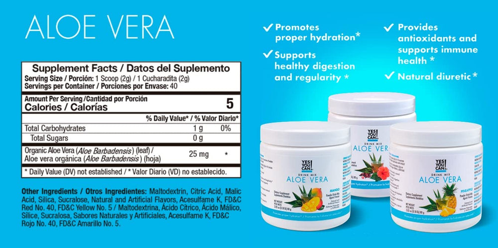 Aloe Vera Drink Mix Hibiscus flavor