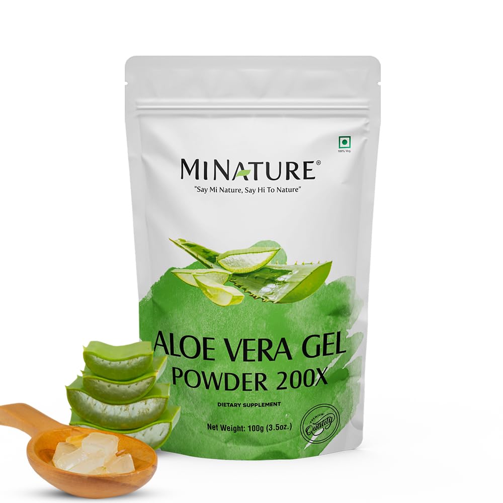 Freeze-dried Aloe Vera Gel Powder 200x - Water solubility test