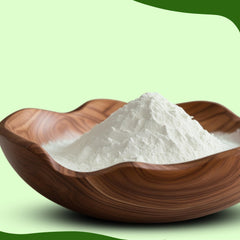 Macro view of Aloe Vera Gel Powder 200x texture