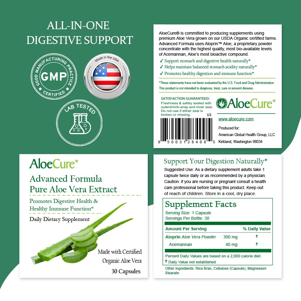 Back of bottle showing supplement facts panel