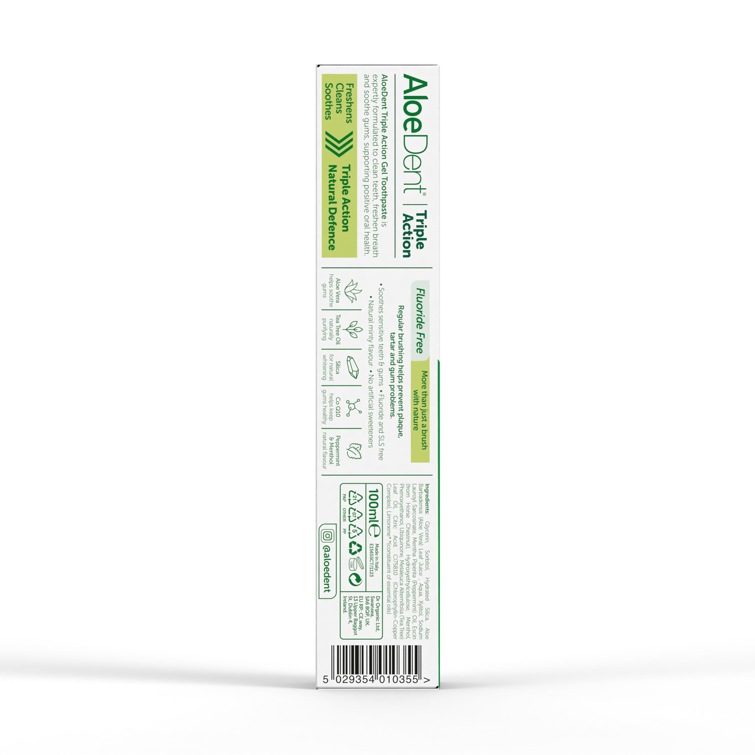 Gently cleans teeth and promotes gum health