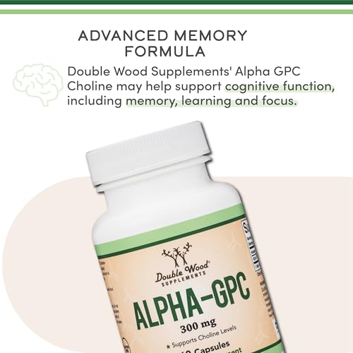 USA Made label on Alpha GPC Choline supplement bottle