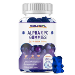 Front label of Alpha GPC Choline Gummies 600mg