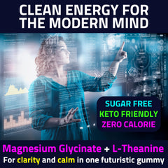 Two gummies serving showing texture and size