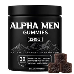 Alpha Gummies for Men bottle front view