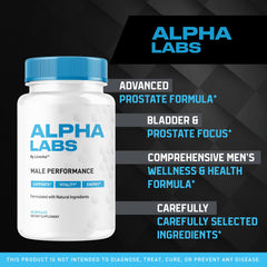 Back view of Alpha Labs Capsules bottle