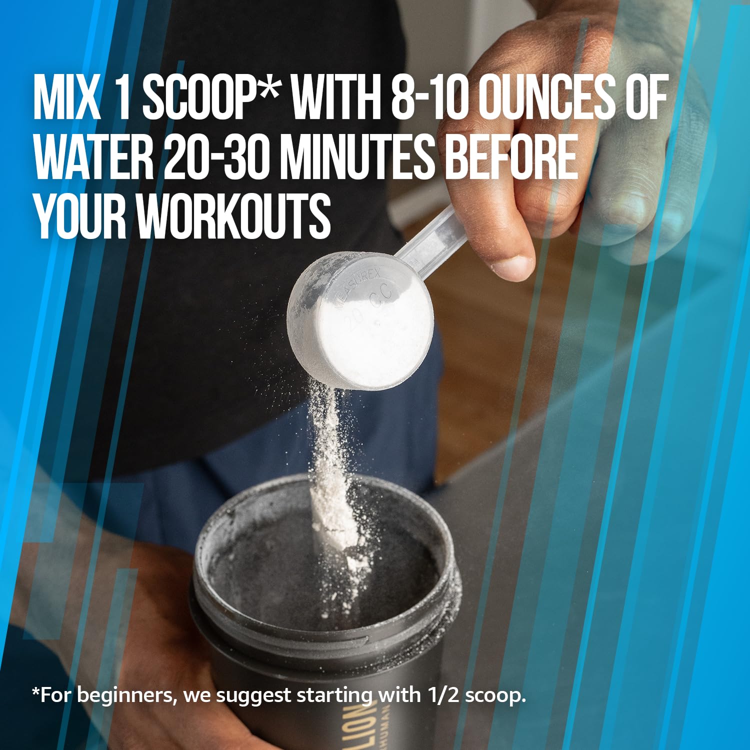 Front packaging of ALPHA LION Superhuman Burn