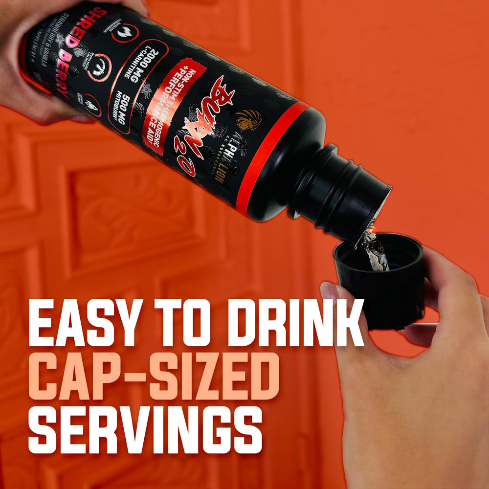 ShredBerry Burn2O packaging and bottle front