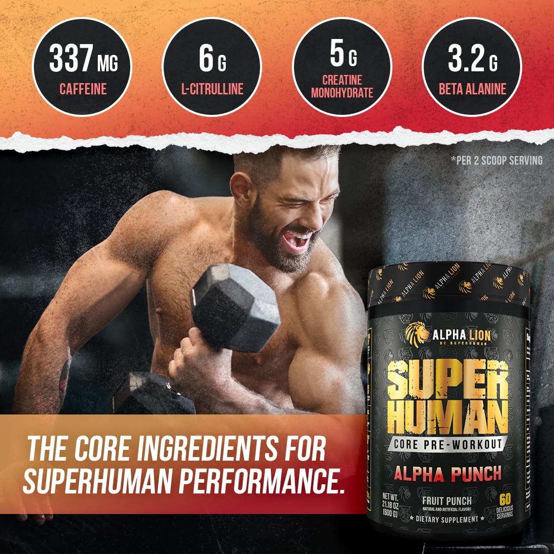 Key ingredients: Creatine Monohydrate, Beta-Alanine, L-Citrulline on label