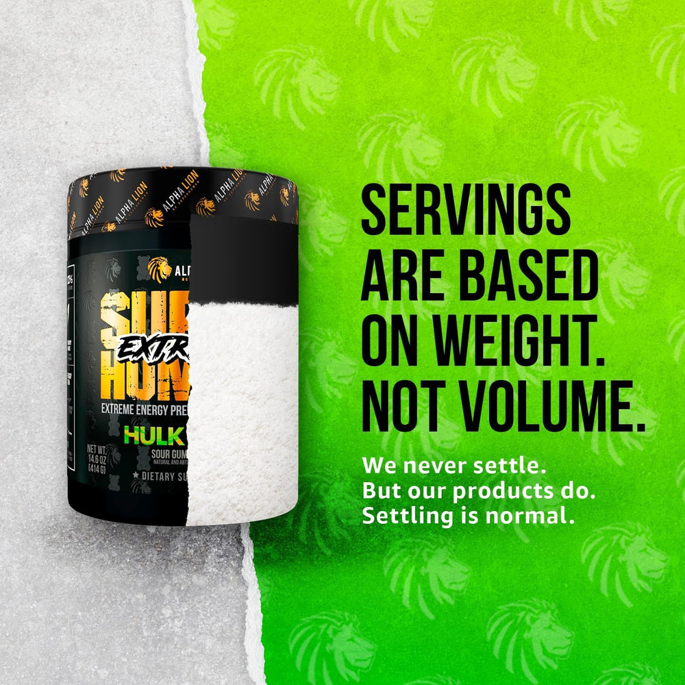 Serving size and nutrition facts of Superhuman Extreme