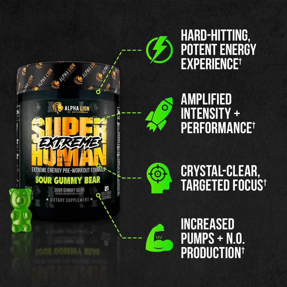 Stack with other Alpha Lion products like Superhuman Intra and Pump
