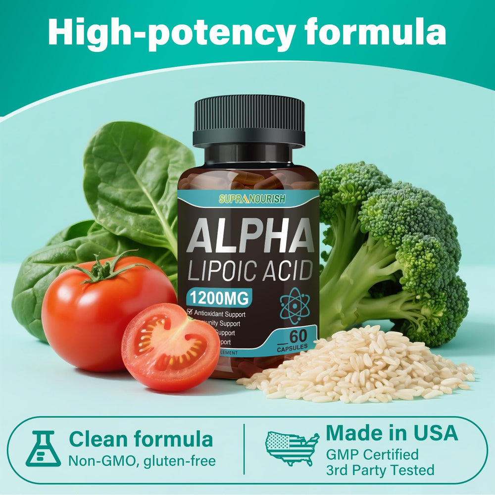 Close-up of capsules illustrating 60 capsules per bottle