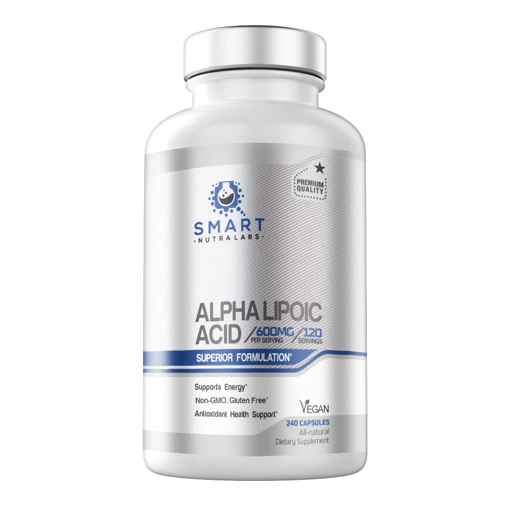 Vegan capsules of Alpha Lipoic Acid 600mg