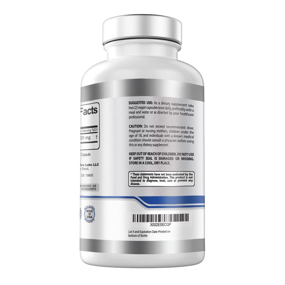 Made in USA label for Alpha Lipoic Acid supplements