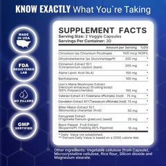 Alpha Lipoic Acid (ALA) capsules