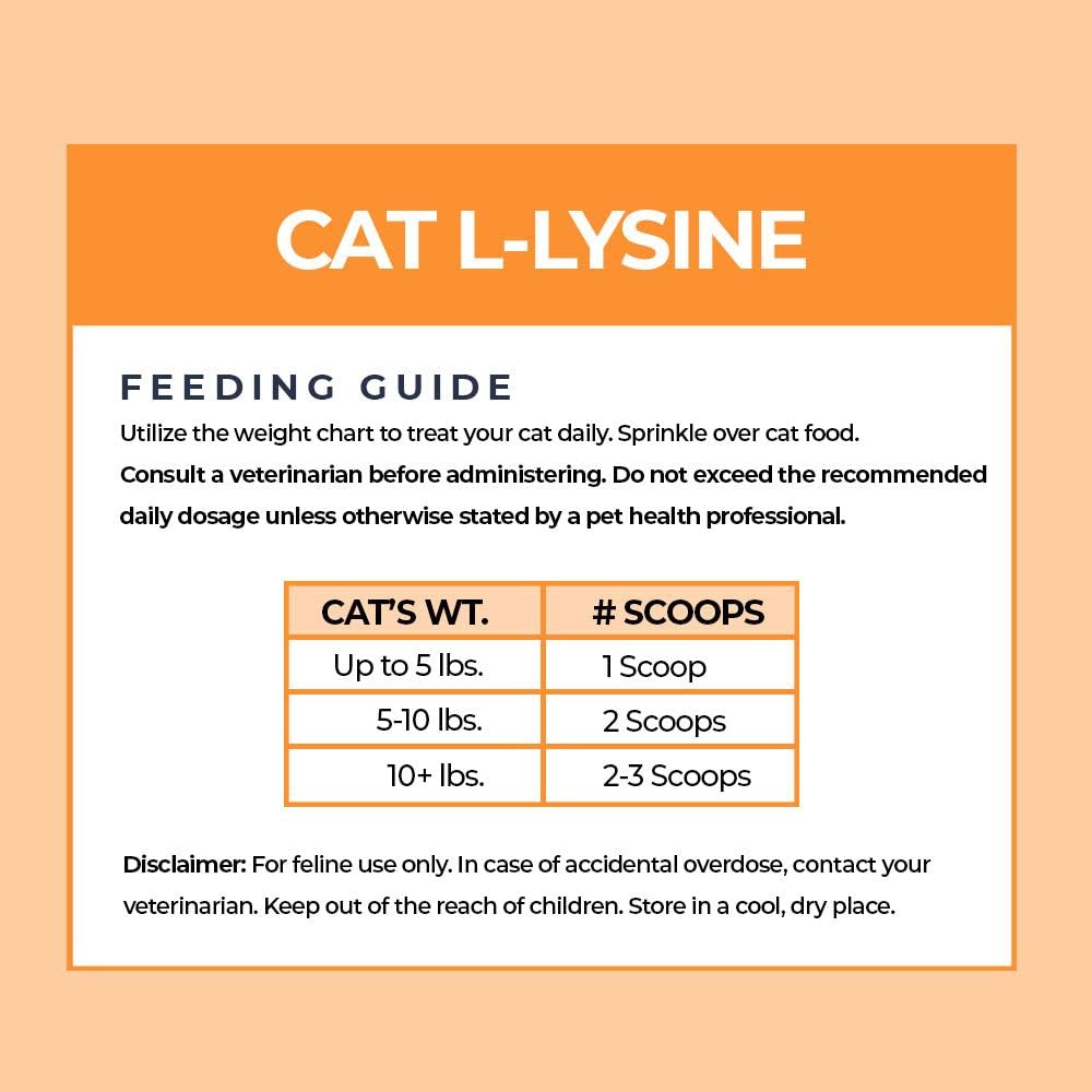 8 oz lysine packaging and labeling