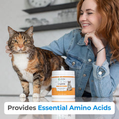 Daily servings: 8 oz container provides 300 single-scoop servings