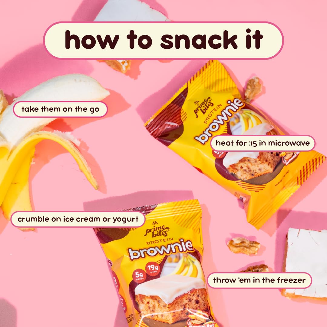 Alpha Prime Prime Bites Banana Nut Bar nutrition facts label for quick comparison.