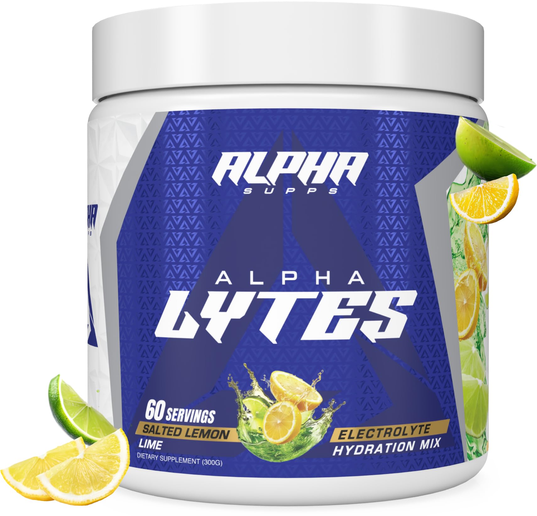 Alpha Supps Alpha Lytes tub front for sugar-free hydration during workouts