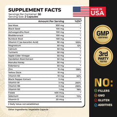 Ashwagandha root used in Alpha Tribe multivitamin formula