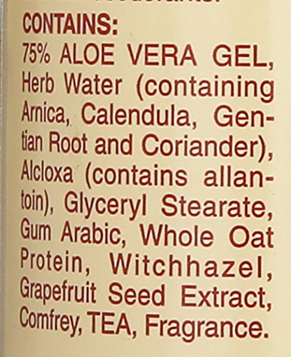 Alvera Roll-On Deodorant Aloe and Almonds packaging with 3 oz size