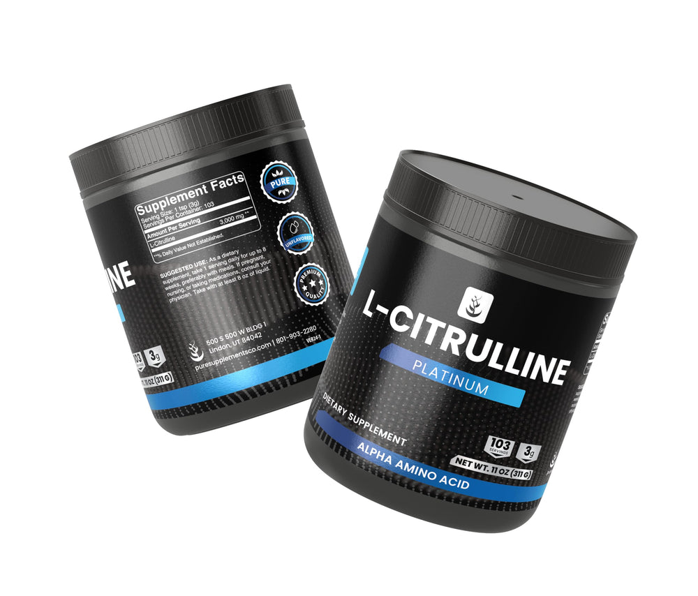 Always pure L-Citrulline powder with no additives or fillers