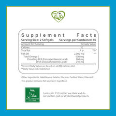 Halal ISNA certification on packaging