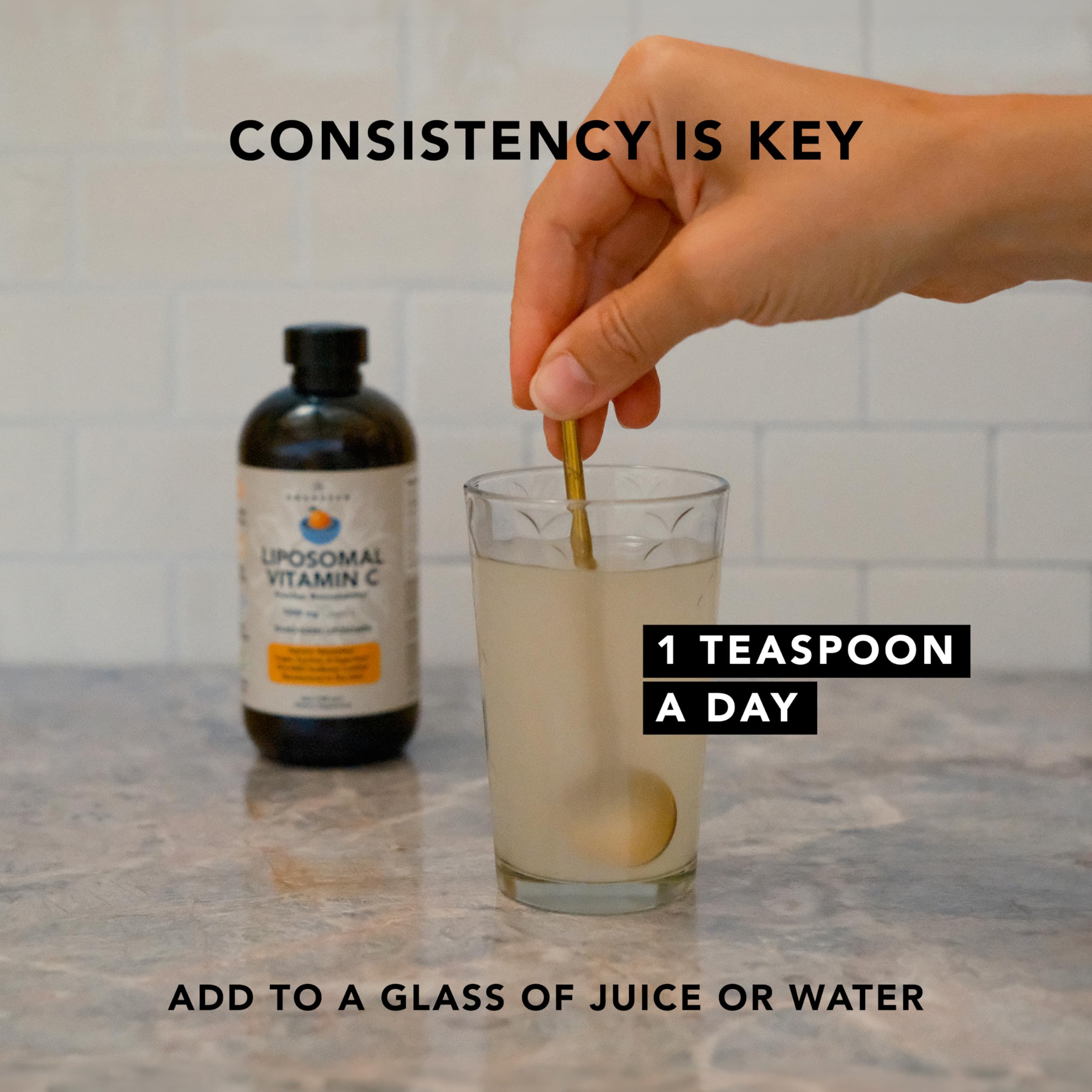 Immune support with high-bioavailability liposomal C