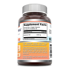 Berberine 1200 mg veggie capsules bottle - image 2