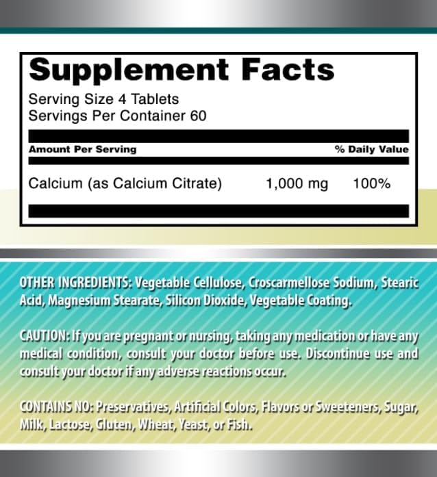 Close-up of supplement ingredients and label