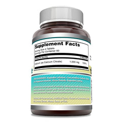 Calcium Citrate 1000 mg tablets package