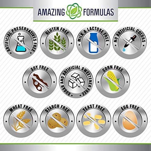 Non-GMO, gluten-free, third-party tested creatine monohydrate powder by Amazing Formulas