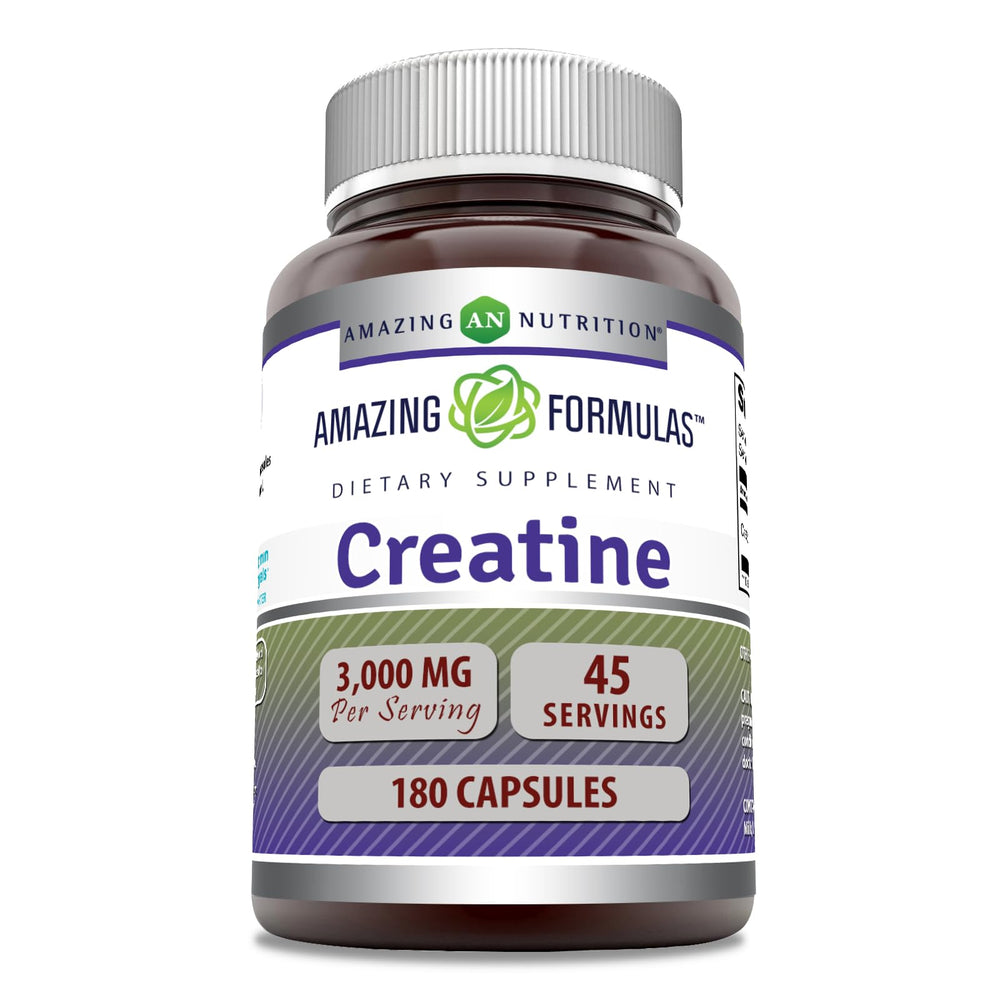 Product image: Amazing Formulas Creatine Monohydrate 3000 mg per serving capsules