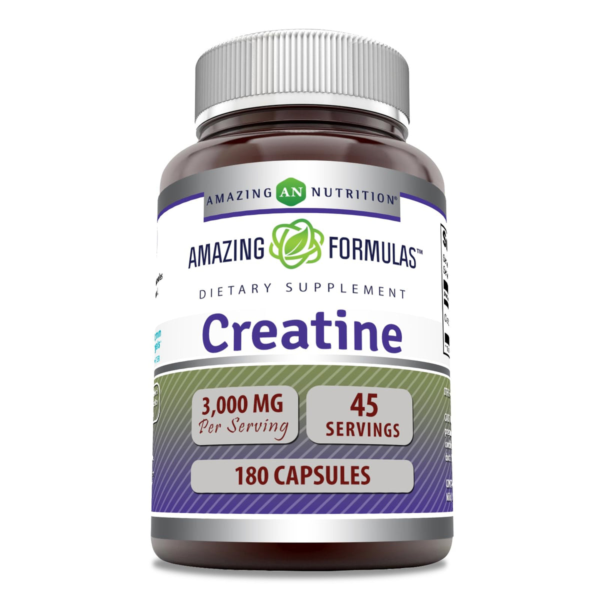 Product image: Amazing Formulas Creatine Monohydrate 3000 mg per serving capsules