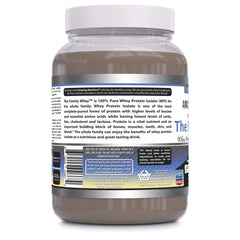 Packaging of Amazing Formulas The Family Whey Protein Isolate - 2 lb, gluten-free, Cookie & Cream