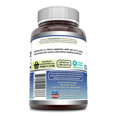 Serving suggestion with two capsules per serving